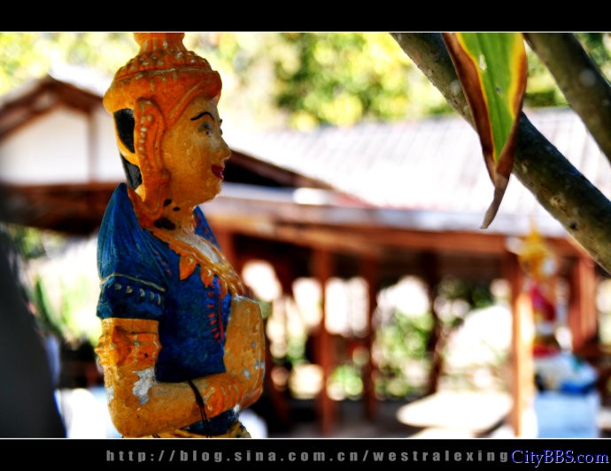 泰国北部清迈拜县寺庙