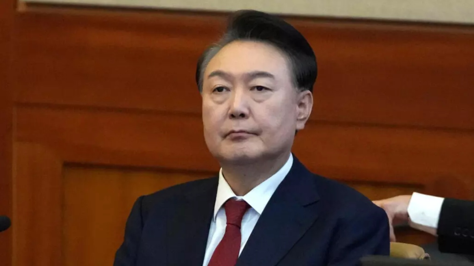 韩国前总统尹锡悦 Yoon Suk Yeol 2025年2月11日在法庭上受审
